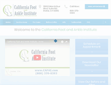 Tablet Screenshot of cafai.com